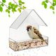  Fenster-Vogelhäuschen – Transparent und langlebig aus PVC