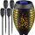  Gardlov Solarlampe, schwarz, 51 cm, 4 Stk.