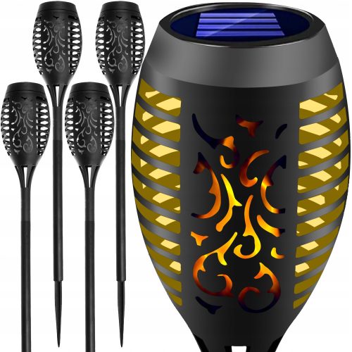  Gardlov Solarlampe, schwarz, 51 cm, 4 Stk.