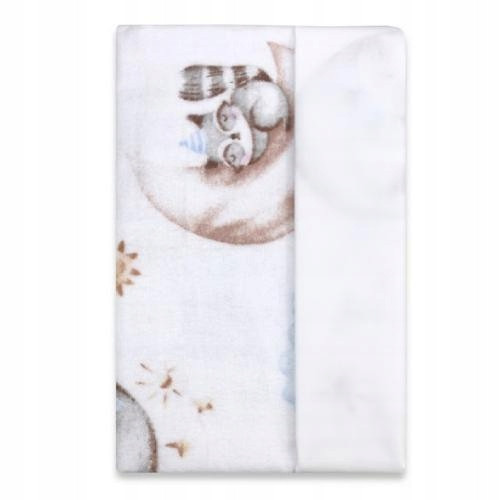  EGA KIDS Safari Flanell-Stoffwindel 60x50cm Schlafende Tiere 1 Stk.