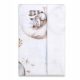  EGA KIDS Safari Flanell-Stoffwindel 60x50cm Schlafende Tiere 1 Stk.
