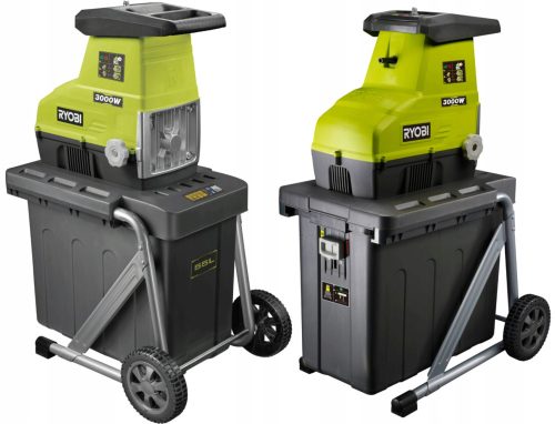 Elektrischer Asthäcksler Ryobi 5133004335 3000 W + AUFKLEBER NICHT WERFEN