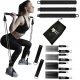  FITNESS PILATES BAR + 4 MuscleForge WIDERSTANDSBÄNDER