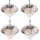  Martom eingebettete Solarlampe 8 cm 4 Stk.