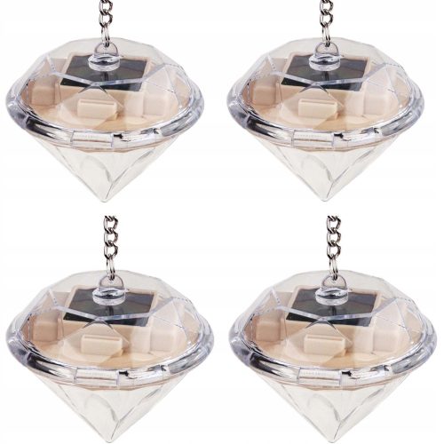  Martom eingebettete Solarlampe 8 cm 4 Stk.