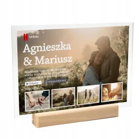    FOTORAHMEN AUF ACRYLGLAS, NETFLIX, PERSONALISIERTES GESCHENK