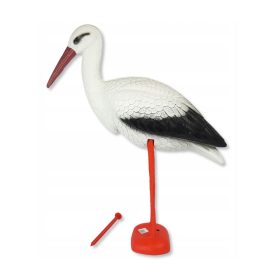  Gartenstorch - lebensgroße Figur, 78 cm hoch