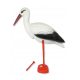  Gartenstorch - lebensgroße Figur, 78 cm hoch