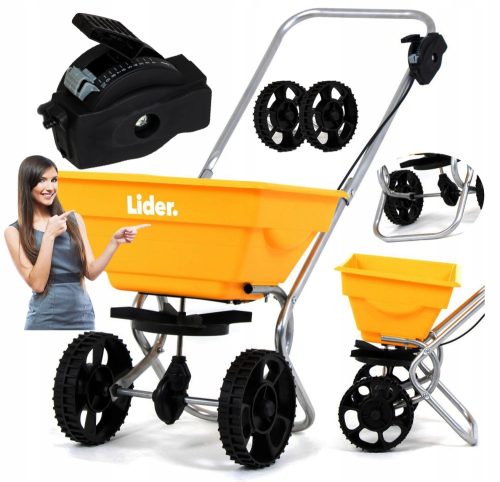  Manuelle Sämaschine LIDER LUX-XXL FÜR SALZSAND + GRATIS 14 l 350 cm