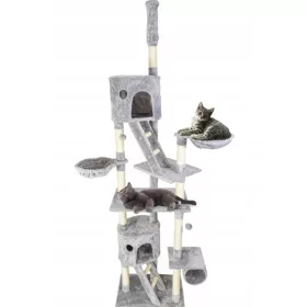    Deckenkratzbaum, hoher Kratzbaum, Bett, Kratzbaum, Pet HOBBY Turm höher als 220 cm