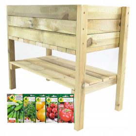  Mini-Gewächshaus 87 cm x 45 cm aus Holz