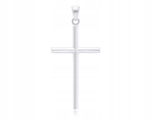  Herrenkreuz aus Silber, großes glattes Kreuz, PR. 925