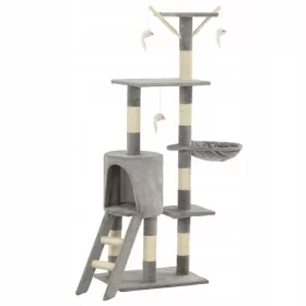    Hoher Kratzbaum, Bett, Kratzbaum, HomeCatty-Turm 161 - 220 cm