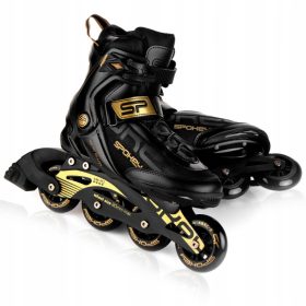  Spokey Prime Pro schwarze Schlittschuhe, Größe 45