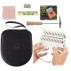  KALIMBA Acryl-Instrument, tragbares Klavier, 17 Tasten, Set mit Koffer