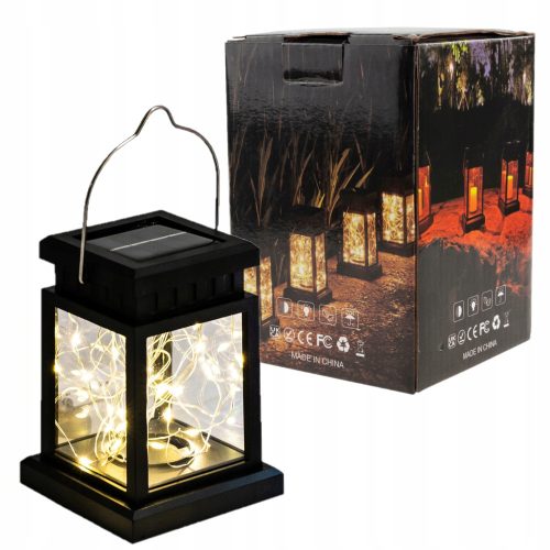  Martom Solarlampe, schwarz, 12,5 cm, 1 Stk.