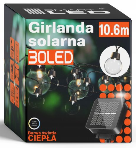  Smartled 1060 cm Solargirlande, schwarz