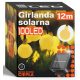  Smartled 1200 cm Solargirlande, schwarz