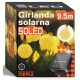  Smartled-Lichtgirlande 950 cm, schwarz