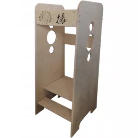    Personalisierter Küchenhelfer Montessori Küchenhelfer mit Namen