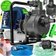  Wuber 3600 W 300 l/h Verbrennungspumpe