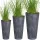  Prosperplast Blumentopf 25 cm x 25 x 47,6 cm Durchmesser 25 cm Kunststoff Graphit