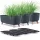  Prosperplast Blumentopf 58 cm x 24 x 23,5 cm Kunststoff Anthrazit