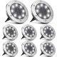  DDK Solarlampe, Silber, 13 cm, 8 Stk.