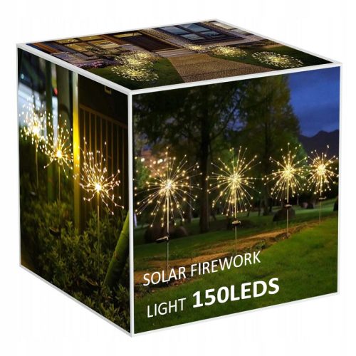  2x SOLARLAMPE GARTENDEKORATION DANDELBER TREE 150 LED