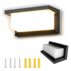 Gartenwandleuchte mit integrierter LED-Quelle 18 W