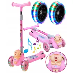  DREIRAD-BALANCE-SCOOTER MIT MUSIK FÜR KINDER