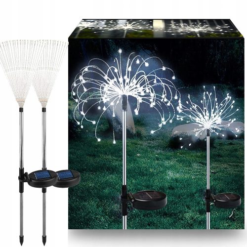  SI DEHU Einbau-Solarlampe, weiß, 95 cm, 2 Stk.