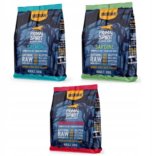  PRIMAL SPIRIT IBERIAN GESCHMACKSSET FÜR HUNDE 3X1KG