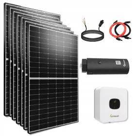   Komplettes 3500-W-Balkonset mit Growatt 3,3-kW-Wechselrichter und WIFI-Stick