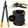  FISKARS P721 Scheren-Gartenschere + L74 Hand-Gartenschere + 56L Gartenkorb