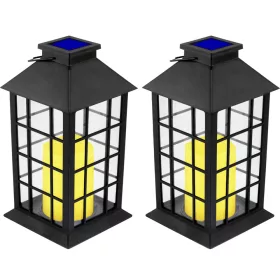  Einbau-Solarleuchte NNLED schwarz 32 cm 2 Stk.