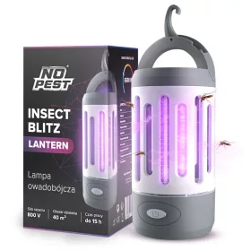  No-Pest-Lampe gegen Mücken, Motten, Fliegen und Wespen