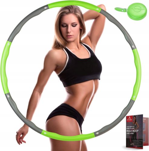  Arteesol Hula Hop Hoop mit Nieten Grün-Grau 75-96 cm