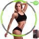  Arteesol Hula Hop Hoop mit Nieten Grün-Grau 75-96 cm