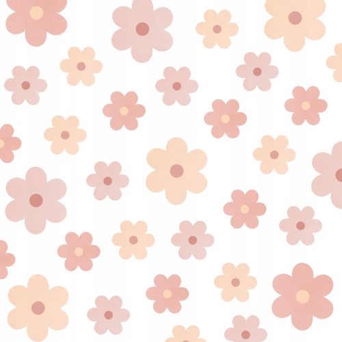  Wandaufkleber rosa Blumen Blumen Gänseblümchen 48 Stk