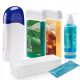  ItalWax 2x DEPILATIONSWACHS AUF ROLLE 100 ml + STRIPES Wachserhitzer