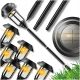  Steck-Solarlampe Aurora schwarz 72 cm 6 Stk.
