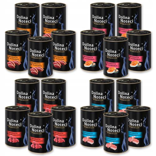  DOLINA NOTECI Premium Katzenfutter MIX Smaków 20x400g