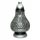  Mosaikkerze STAINED GLASS CARAFE DECOR silber
