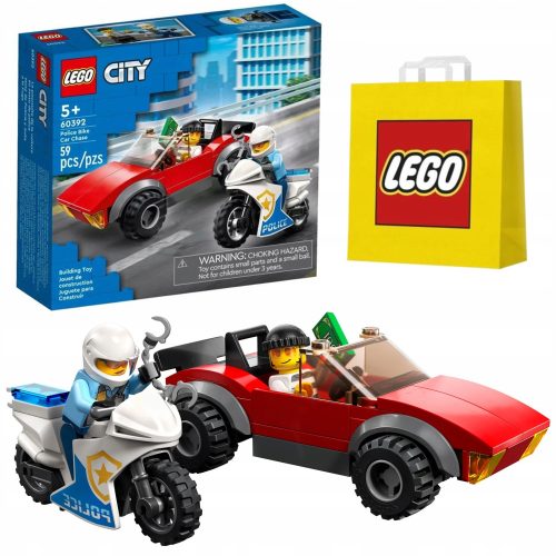  LEGO City 60392 Polizeimotorrad + LEGO Papiertüte