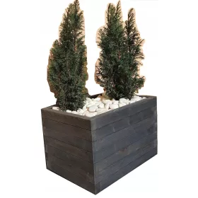  Blumentopf 58 cm x 39,5 x 38 cm Holz