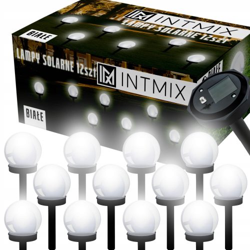  Solar-Pendelleuchte INTMIX weiß 34 cm 12 Stk.