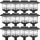  Briix Solarlampe, schwarz, 39 cm, 12 Stk.