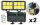  Straßenlampe 0,6 W 2880 lm, solarbetrieben