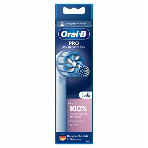  Oral-B Pro Sensitive Clean Elektrische Zahnbürstenköpfe, 4 Stück